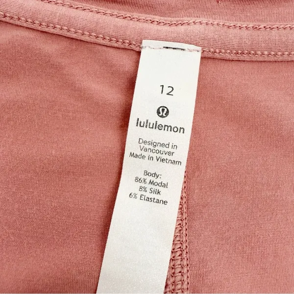 Lululemon Up for Down Time Short Sleeve Pink Pastel - Image 12