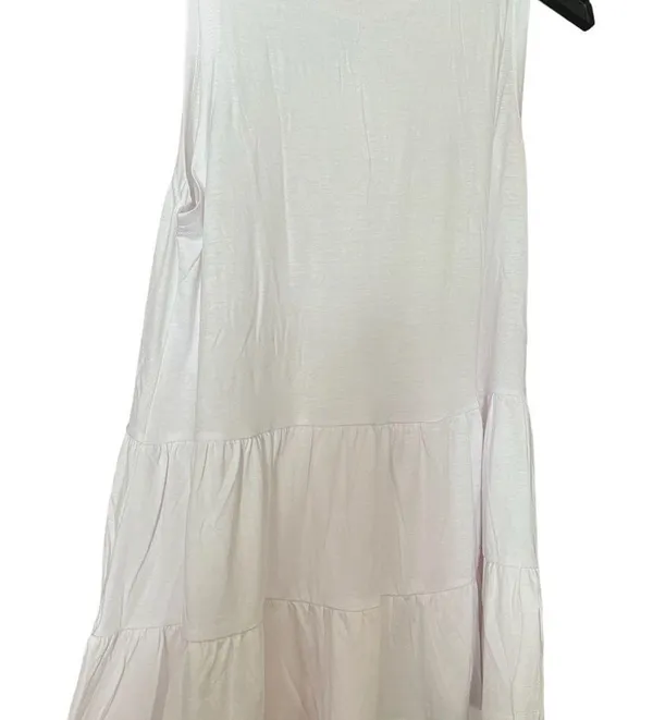 Boutique Sleeveless White Babydoll Top New - Image 2
