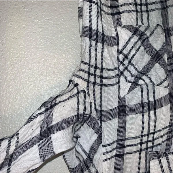 Rails White and Black Plaid Soft Flannel Shirt - Image 8