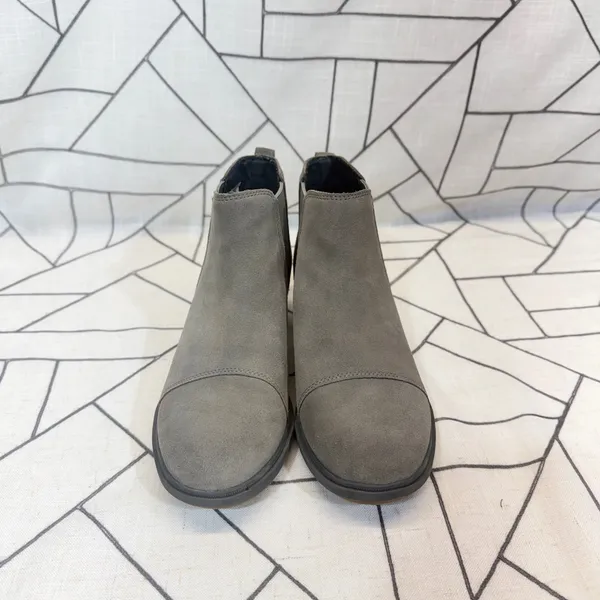 Sorel Evie II Chelsea Boots 8.5 Quarry Grey Waterproof Suede‎ NL5020-052 - Image 3