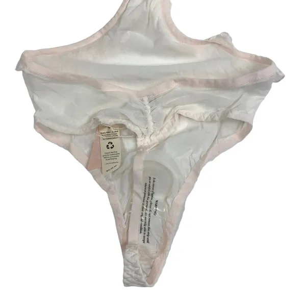 FREE PEOPLE x HAH Mesh Bodysuit Sz M Sheer Cut Out Feminine Party Coquette NWT - Image 6