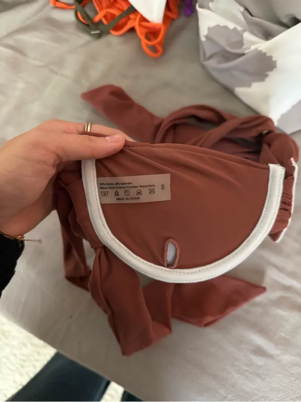 Women’s Twisted Bandeau Bikini Top - Image 2