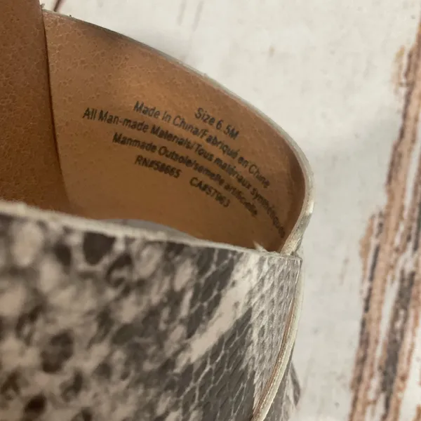 Treasure & Bond Poppy Espadrille Wedge Snake Print Wedge Sandals‎ - Image 8