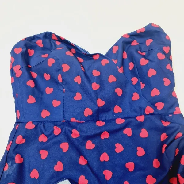 MORE TO COME Marcine Strapless Dress in Navy XS - Image 6