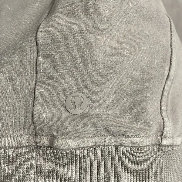 Lululemon Scuba Pullover Hoodie Washed Dark Chrome Athleisure Lounge Cozy Gym - Image 5