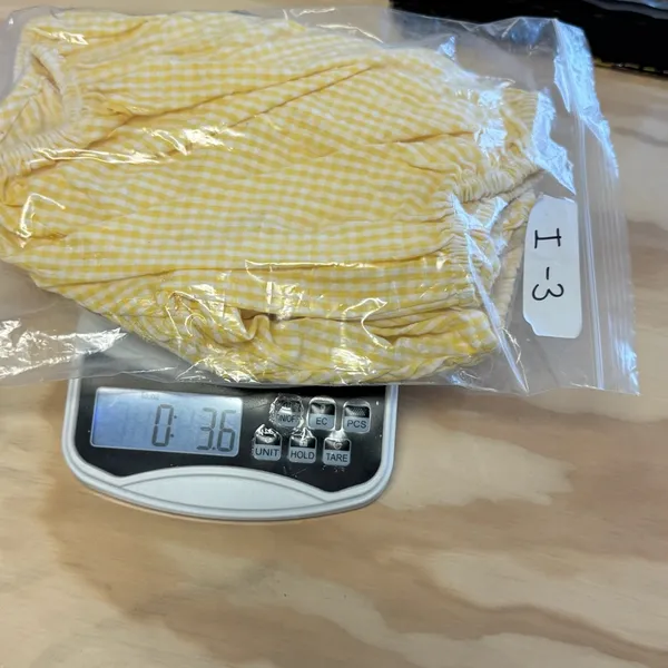 NWT Anthropologie Sim & Sam Yellow Gingham Picnic Crop Top Puff‎ Sleeve Small - Image 10