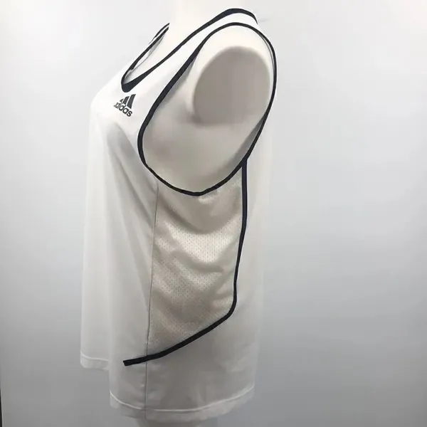 Adidas white with black trim tank - Image 5