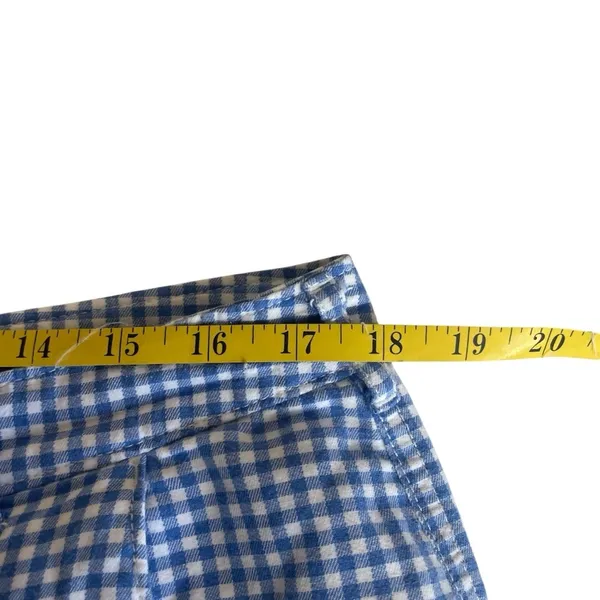 Columbia PFG Shorts Womens 14 Super Bonehead Gingham‎ Blue White Plaid Outdoor - Image 6