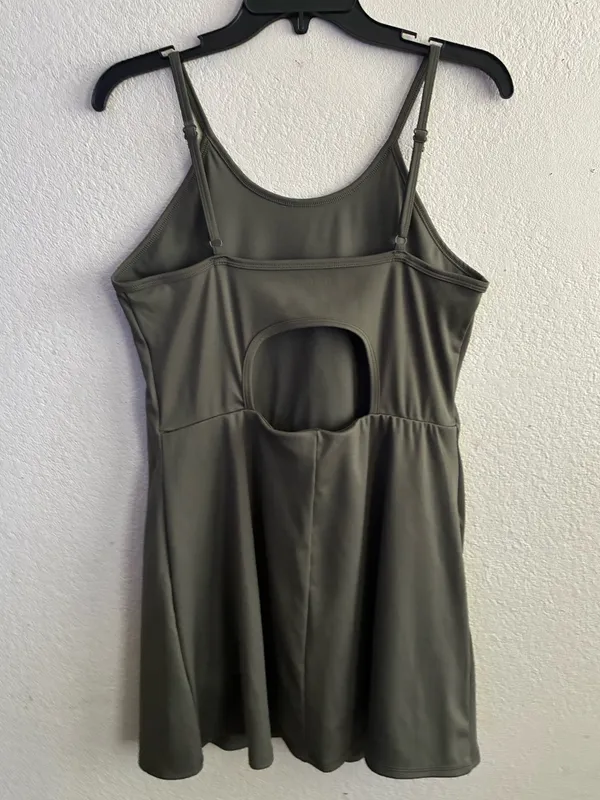 Aeropostale Flex Scoop-Neck Tennis Dress Olive L - Image 11