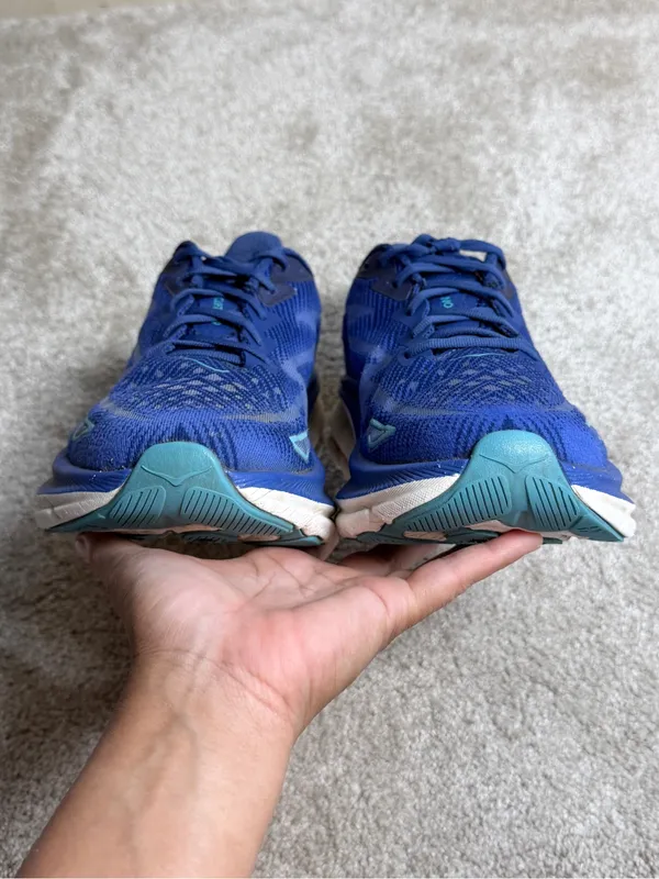 Hoka One One Women’s Clifton 9 Sneaker Shoes Running in Evening Sky Blue 10B - Image 10