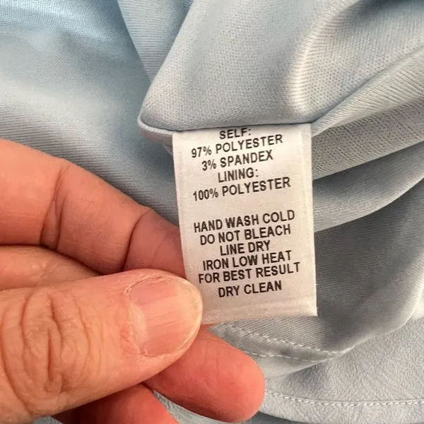 Lulu’s Call to Charms Light Blue Skater Dress size large - Image 12