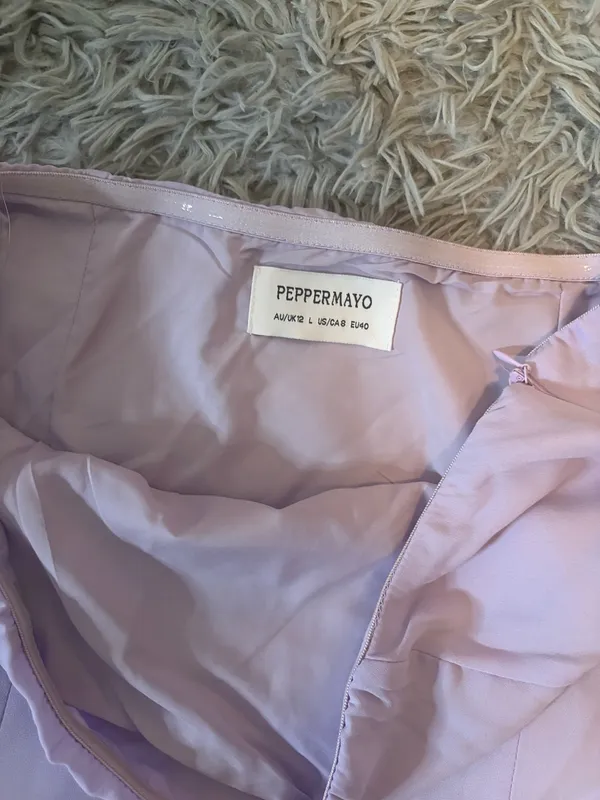 Peppermayo Maxi dress ruffle lilac NEW - Image 4