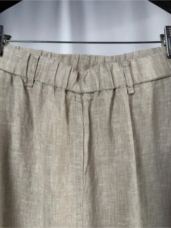 NWT Quince 100% European Linen Pants in Flax Size Medium - Image 6