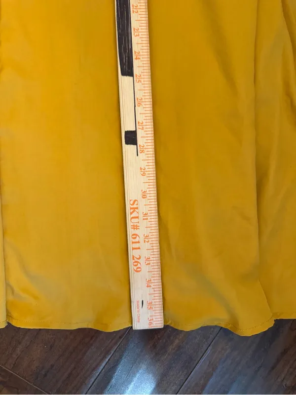 Banana Republic Gold Wrap Waist Halter Maxi Size 14 Dress - Image 10