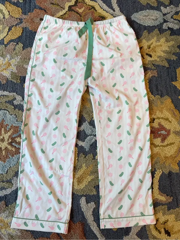 Fresh Pickle Pickleball Pajamas - Long Size Large Preppy Comfy Pajama Pants - Image 2