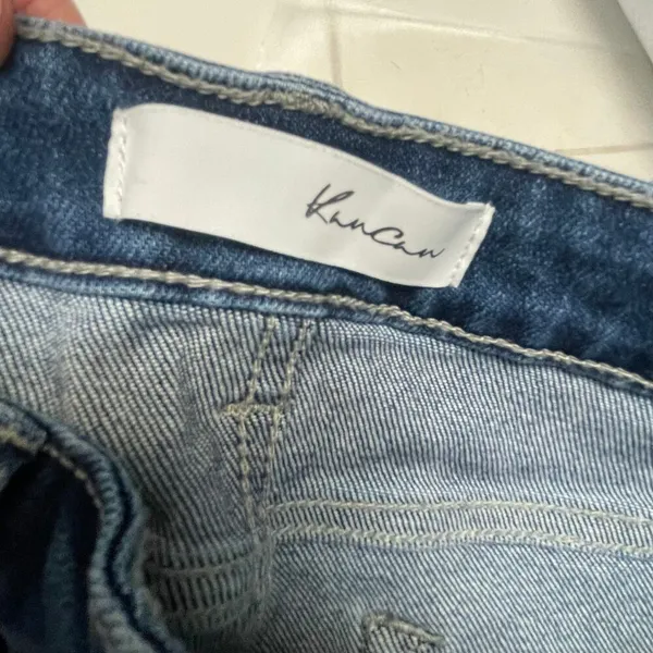 Kancan Size 11 Distressed Jean Raw Hem Sz 29 Stretch - Image 3