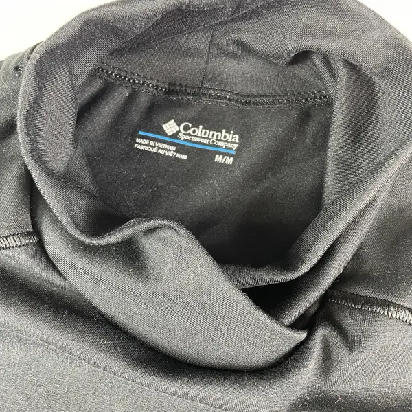 Columbia Sweatshirt Womens Medium Black High Neck Thumbholes Running Pullover - Image 4