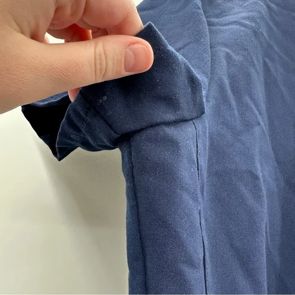 Fabletics Method 2-Pocket Scrub Top in Navy Blue Size S - Image 9