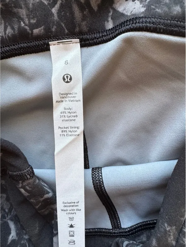 Lululemon Swift Speed With Pockets High Rise 28” Aquila Black Size 8 NWT - Image 6
