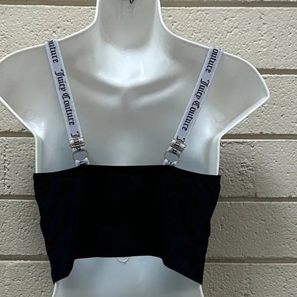 Juicy Couture Black Bralette size L - Image 8