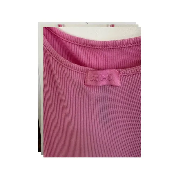Skims Soft Lounge Long Slip Dress in Cotton Candy Pink size XL - RARE! NWT - Image 7