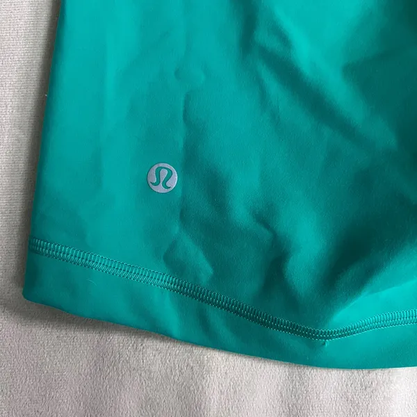 💚 Lululemon Align High-Rise Biker Shorts 8” Green | Size 8 | Yoga Athleisure - Image 4