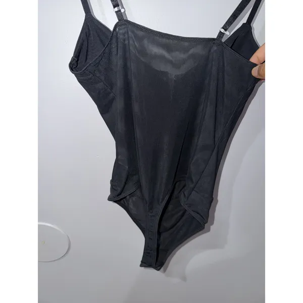 New Free People Intimately FP Night Rhythm Corset Bodysuit Black Size Small $48 - Image 4