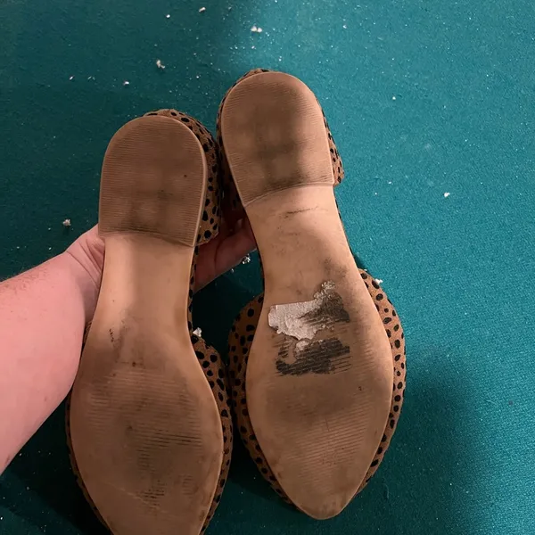 Isaac Mizrahi Brown Polka Dot Flats - Image 3