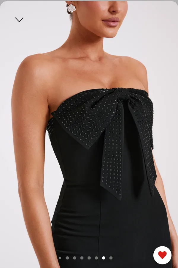 Black Short Dress - Image 2