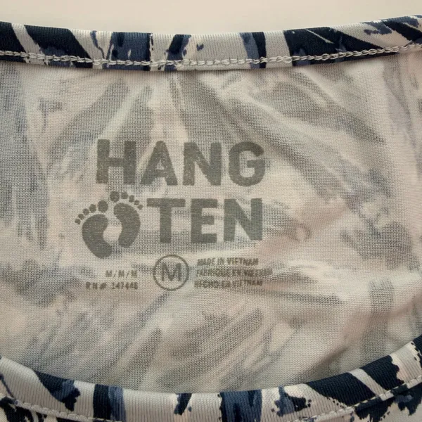 Hang Ten Palm print long sleeve rashguard swim top - Image 7