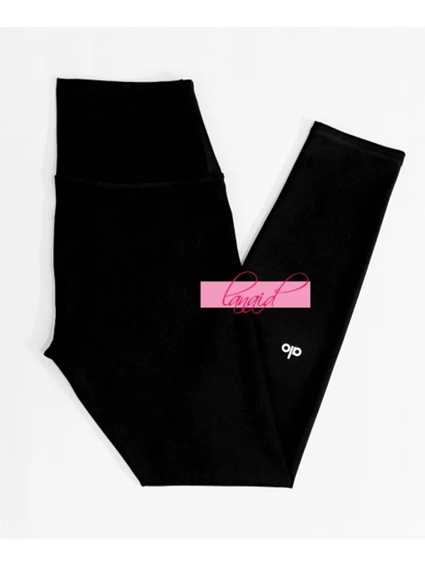 Alo 7/8 High-Waist Airlift Leggings Black Hi-Rise Waisted Skinny Tights Pants - Image 7