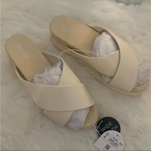 NEW Arula / Altar’d State Wide Width Sandals Size 8.5 NWT - Image 6