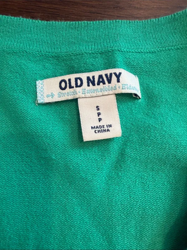 Old Navy Green Cardigan Size Small - C54-049 - Image 2