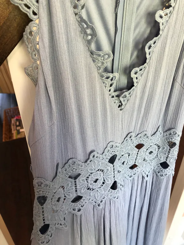 Lulus Blue Maxi Dress - Image 3