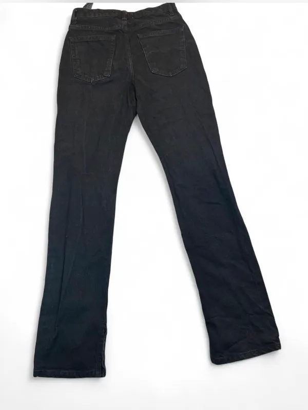 Zara black denim jeans with a distressed look, size 4 #distressed #denim - Image 2