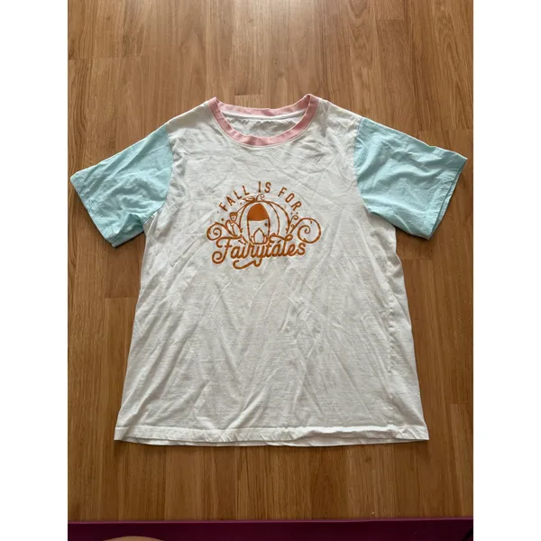 Eleanora Madison Fall Is For Fairytales Graphic Tee Colorblock Cotton XL - Image 2