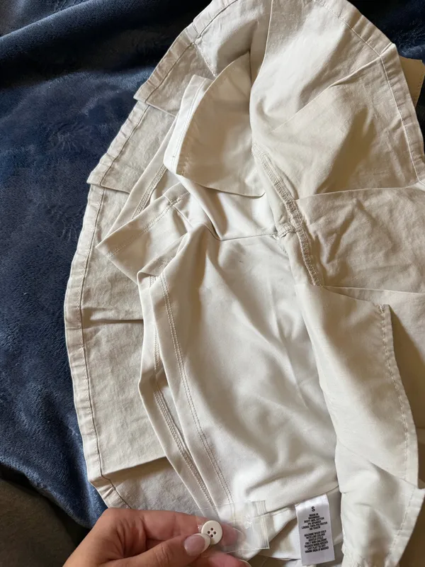 Aeropostale Skirt Mini Pleated Tan - Image 8