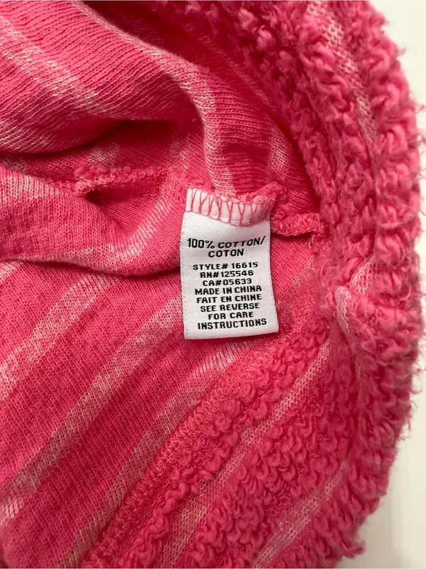 Escape 100% Cotton Fuchsia Textured Knit Pullover White Size M - Image 6