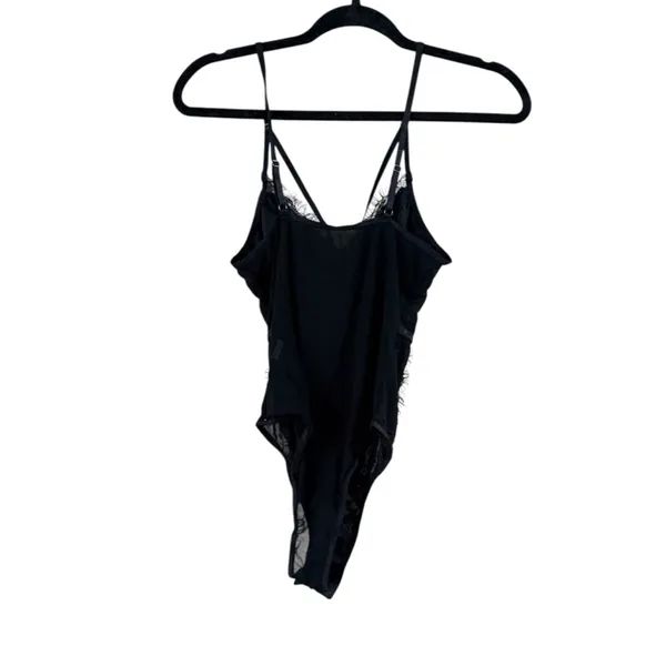 Women's Unbranded Black Lace Chemise & Slip, Size S - Image 9