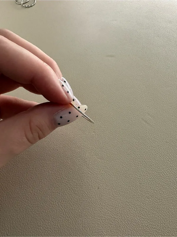 Minimalist Sterling Silver Stacking Ring - Image 2