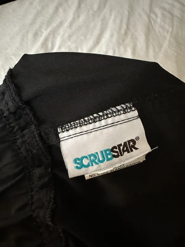 Scrub Pants Black Size XS - Image 2