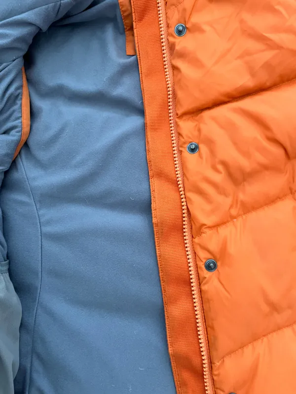 LL Bean Goose Down Puffer Vest. Orange Size XS - Image 12