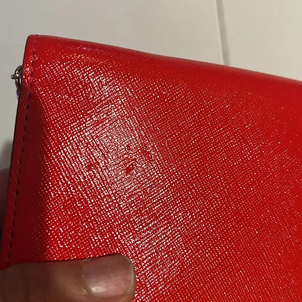 Nordstrom red Crossbody purse clutch - Image 10