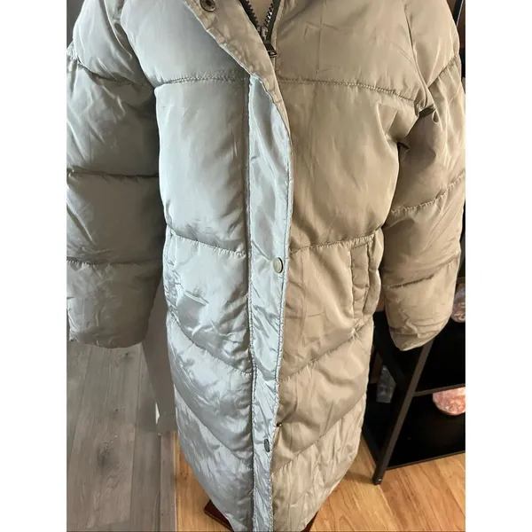 SHEIN green puffy jacket winter jacket size s - Image 3