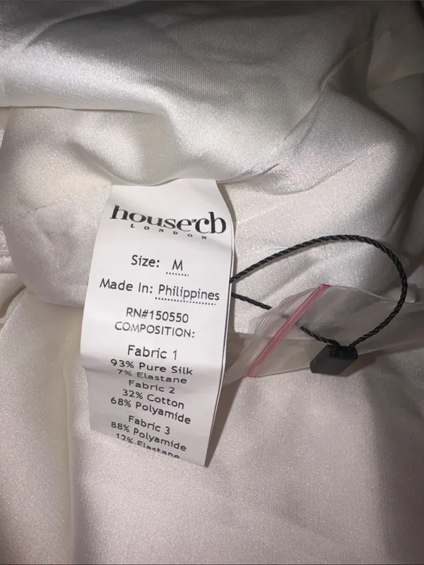 NWOT HOUSE OF CB ILLIANA Silk Blend Maxi Dress sz M - Image 10