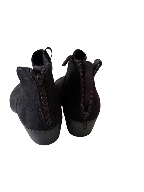 OLD NAVY Black Ankle Booties Boots Size 5 - Image 4
