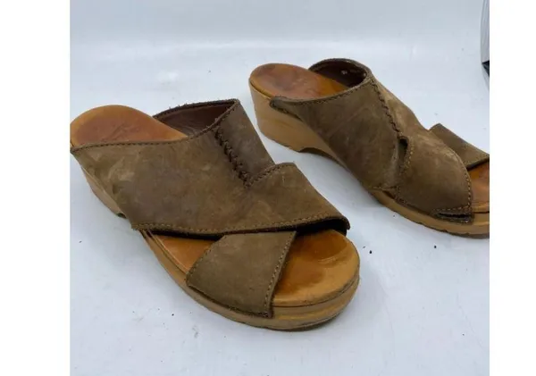 Dansko Brown Unisex Mules/Clogs Size Euro39/US 8.5 - Image 2