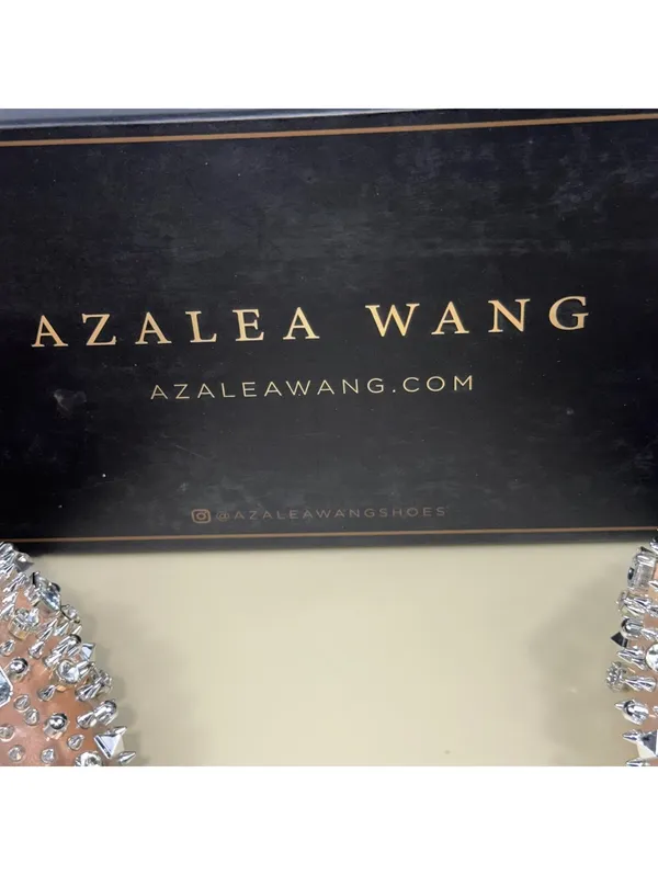 Azalea Wang Popstar Rose Gold PVC Slingback Stiletto Heels Women’s Size 7.5 - Image 5
