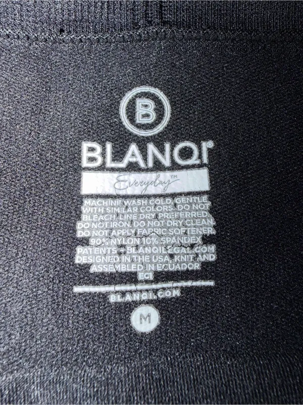 Blanqi Everyday Maternity Shaping Capri Leggings Black Size Medium - Image 5