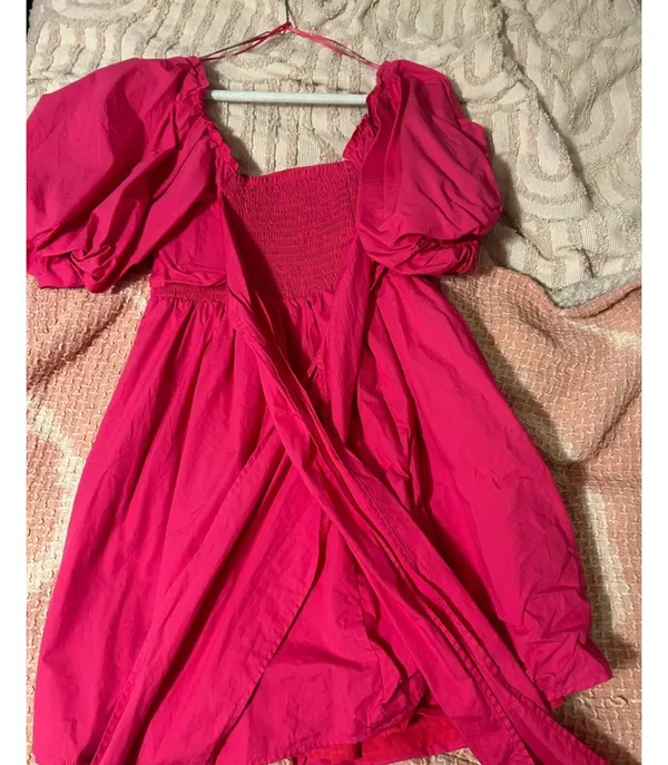 Marion Puff Sleeve Dress - Image 6